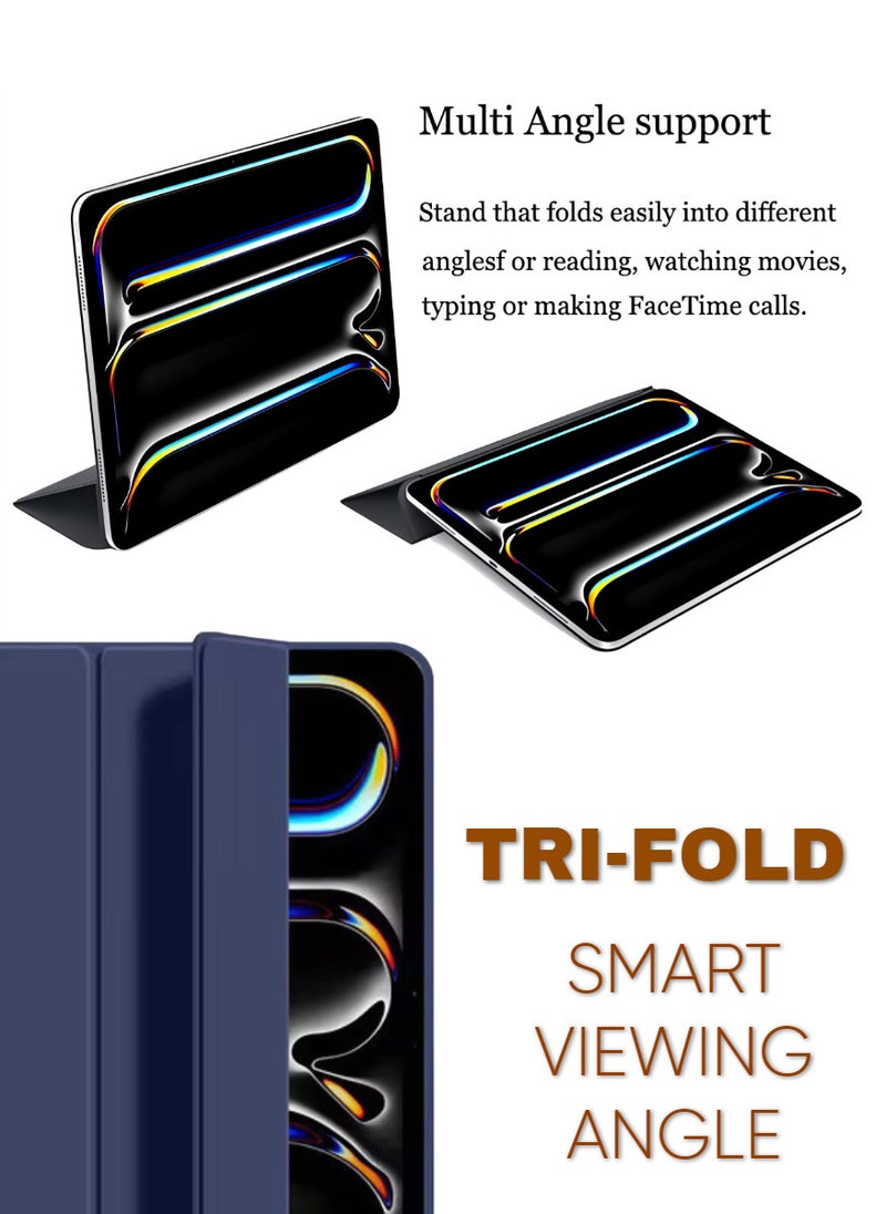 Blueberry Smart Case For iPad Pro 11 Inch Case 2024 with Pencil Holder - Image 2