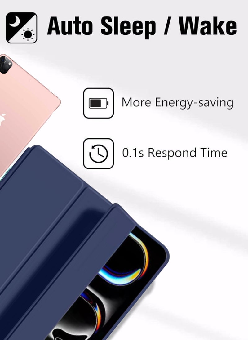 Blueberry Smart Case For iPad Pro 11 Inch Case 2024 with Pencil Holder - Image 3