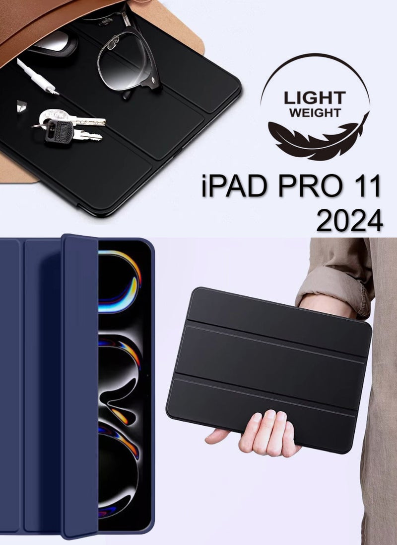 Blueberry Smart Case For iPad Pro 11 Inch Case 2024 with Pencil Holder - Image 4