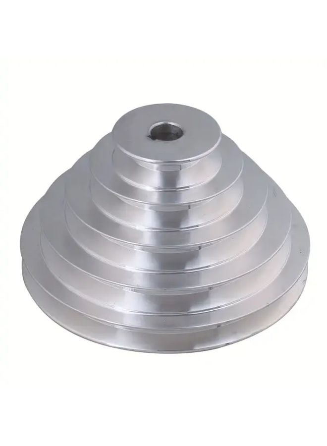 5 Layer Aluminum A Type Pagoda Pulley 16mm Keyway 5mm Silvery Compact Precision Gear - Image 1