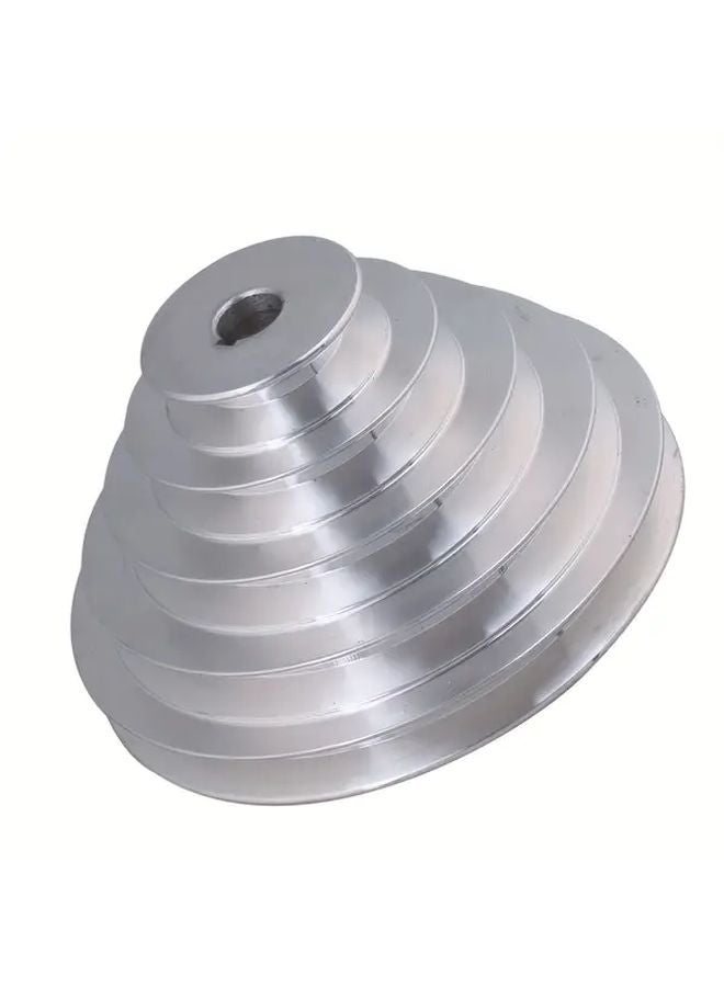 5 Layer Aluminum A Type Pagoda Pulley 16mm Keyway 5mm Silvery Compact Precision Gear - Image 4
