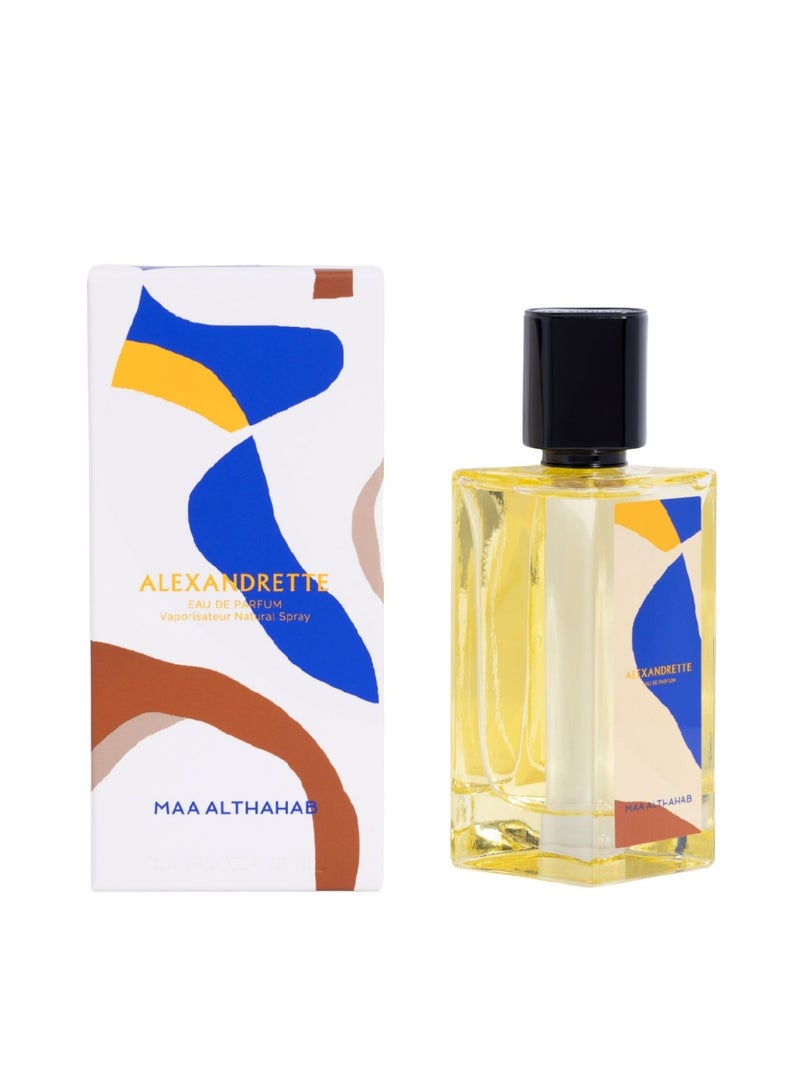 ماء الذهب ألكسندريت |  أو دو بارفان | عطر رجالي ثابت يدوم طويلاً وبرائحة راقية | 75 مل | للرجال الذين يجسدون القوة والأناقة - Image 2