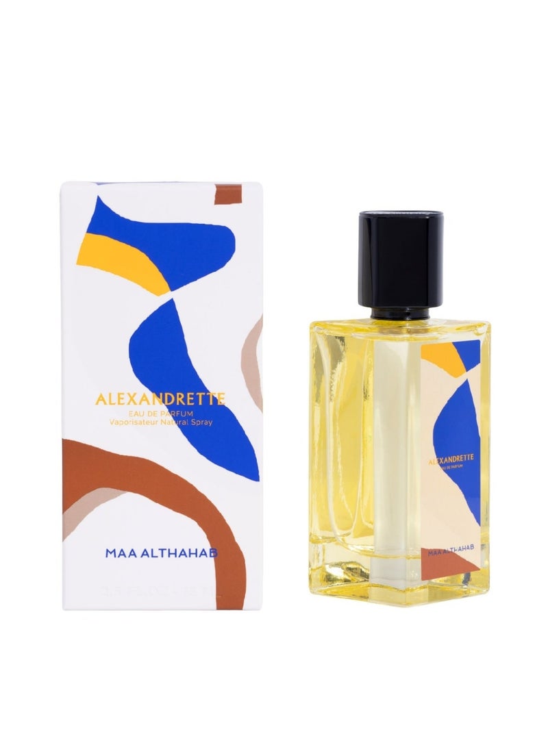 ماء الذهب ألكسندريت |  أو دو بارفان | عطر رجالي ثابت يدوم طويلاً وبرائحة راقية | 75 مل | للرجال الذين يجسدون القوة والأناقة - Image 2