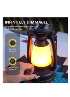 ZLH HITY 4000mAh Classic Solar-Powered Rechargeable Camping Lantern: Vintage Style for Hiking, Hunting, and Fishing. Brightness adjustable and eco-friendly for outdoor adventures  - Image 2