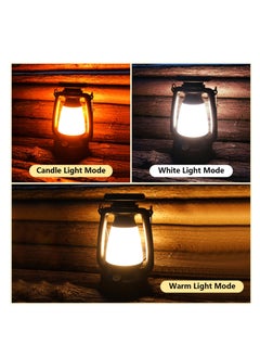 ZLH HITY 4000mAh Classic Solar-Powered Rechargeable Camping Lantern: Vintage Style for Hiking, Hunting, and Fishing. Brightness adjustable and eco-friendly for outdoor adventures  - Image 4
