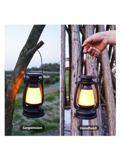 ZLH HITY 4000mAh Classic Solar-Powered Rechargeable Camping Lantern: Vintage Style for Hiking, Hunting, and Fishing. Brightness adjustable and eco-friendly for outdoor adventures  - Image 5