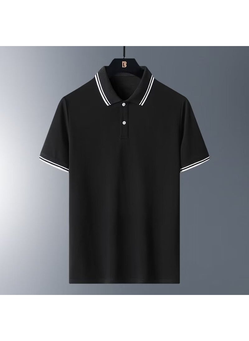 Generic - New Quick-Dry Mens Polo Shirt Breathable Summer Tee Y106 [Blue]] - Image 1