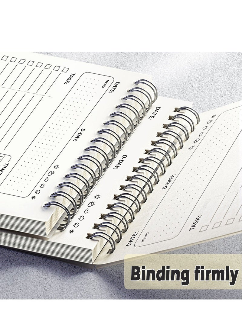Generic To Do List Notepad, Planner 2023-2024 Academic Year, Daily Planner Notepad Undated 80 Sheets Tear Off, 8" x 5.6" Planning Notebook for Women and Men  - Image 3