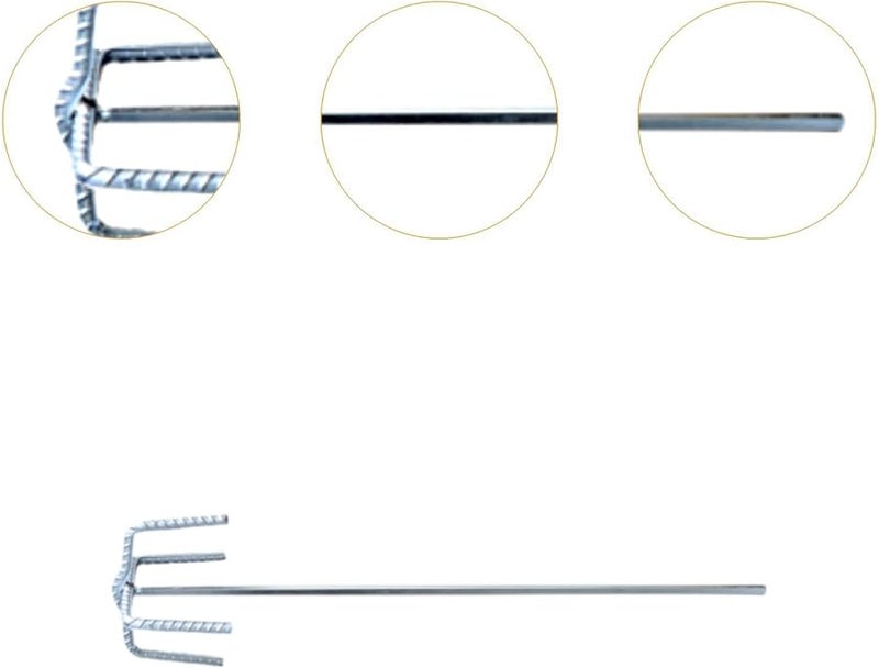 Type B Cement Mixing Rod Hexagonal Handle Electric Stirring Rod Wear Resistant Concrete Tool - Image 5