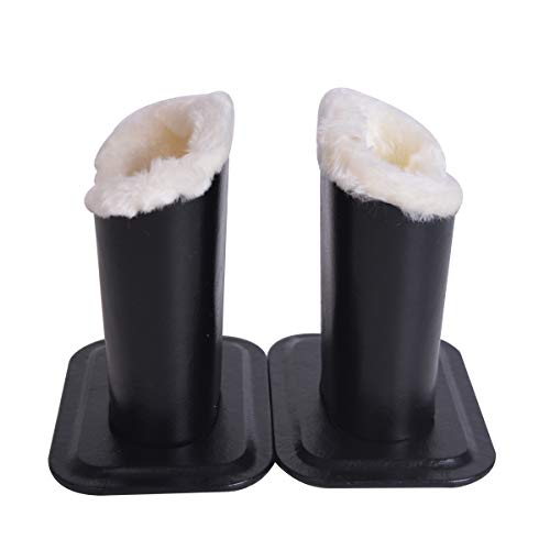 Baitaihem Plush Lined Eyeglasses Holder Stand Protective Glasses Holder For Desks Or Nightstands, Pack of 2 - Image 3