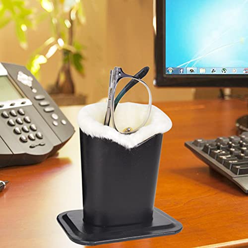 Baitaihem Plush Lined Eyeglasses Holder Stand Protective Glasses Holder For Desks Or Nightstands, Pack of 2 - Image 4