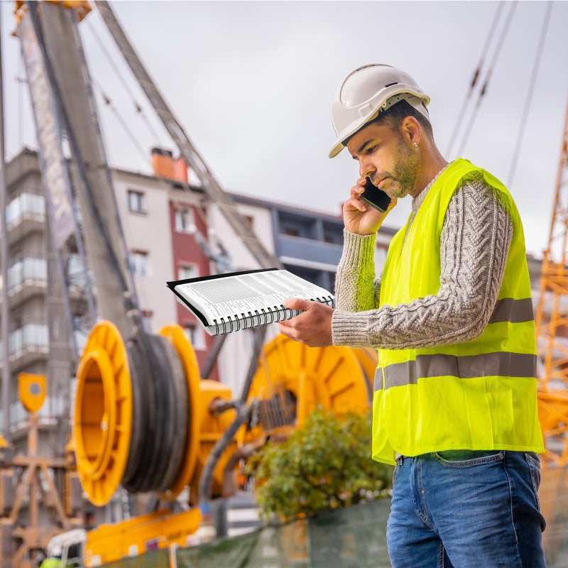 Fuyoooo Jobsite Journal 7 x 10 Inch Construction Daily Log Activity Record Construction Planner for Work Project Job Management - Image 4