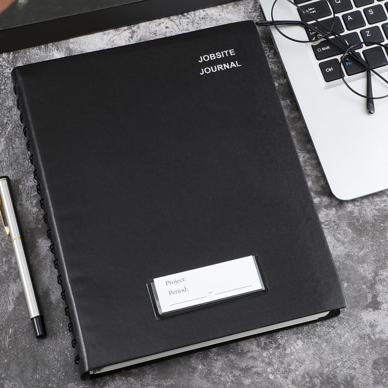 Fuyoooo Jobsite Journal 7 x 10 Inch Construction Daily Log Activity Record Construction Planner for Work Project Job Management - Image 3