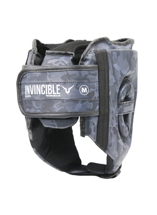 إنفينسبل واقي رأس لا يُقهر (تمويه أسود، مقاس كبير) - Image 5