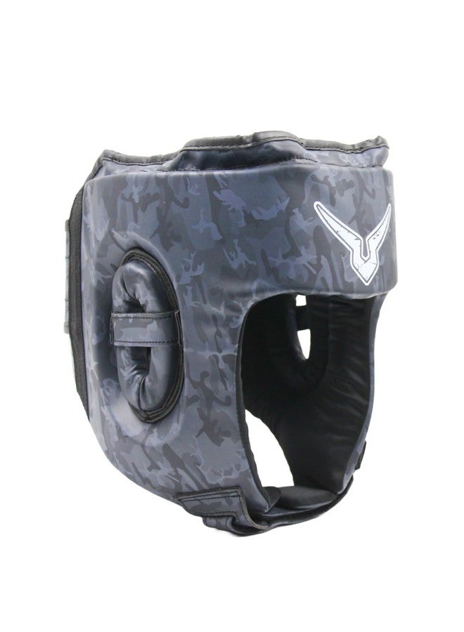 إنفينسبل واقي رأس لا يُقهر (تمويه أسود، مقاس كبير) - Image 3