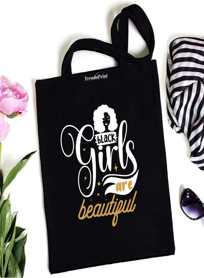 TrendoPrint Large Capacity Aesthetic Tote Bag for Womens & Girls with Zip Closure 15kg weight Capacity (14x16 inches) for College, Office Use and Groceries (DB09) - Image 1