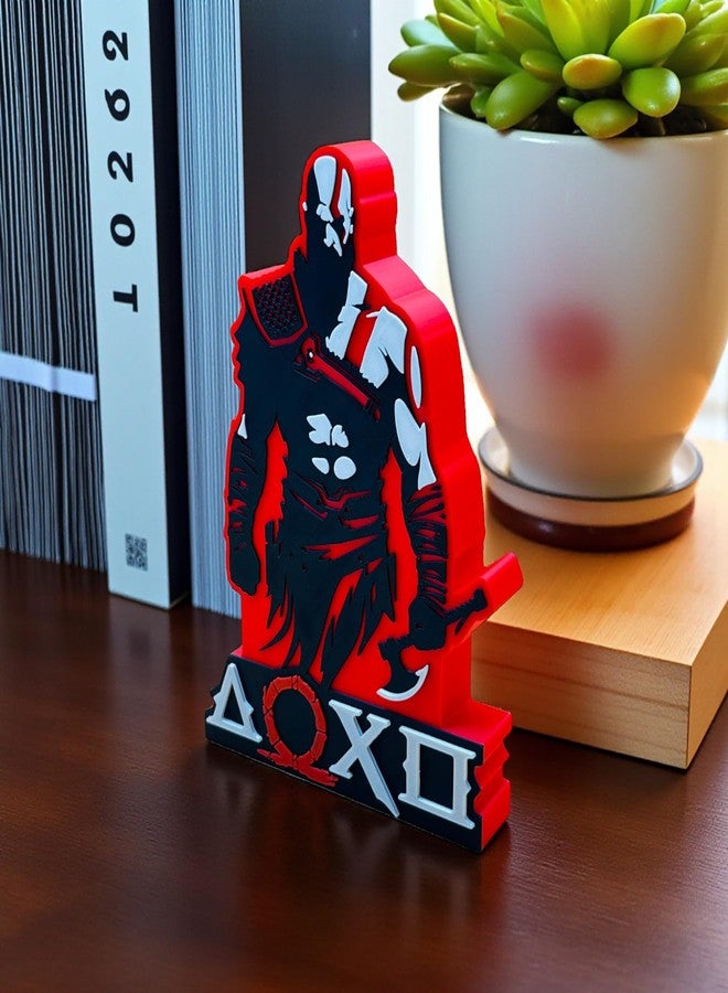 HOBIGO KRA-TOS Themed Table Top | Action Hero 3D Decorative Showpiece for Collectors & Gaming FansAnd Statue for Home & Office Décor | 14L x 20H x 2W Centimeters - Image 5