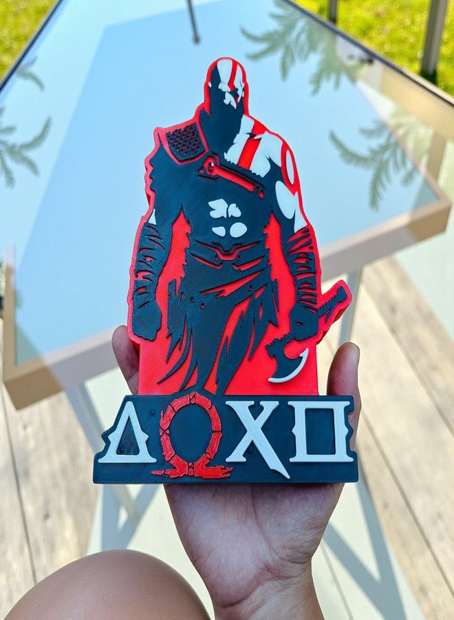 HOBIGO KRA-TOS Themed Table Top | Action Hero 3D Decorative Showpiece for Collectors & Gaming FansAnd Statue for Home & Office Décor | 14L x 20H x 2W Centimeters - Image 4