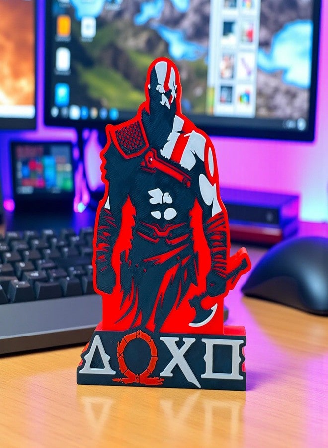 HOBIGO KRA-TOS Themed Table Top | Action Hero 3D Decorative Showpiece for Collectors & Gaming FansAnd Statue for Home & Office Décor | 14L x 20H x 2W Centimeters - Image 2
