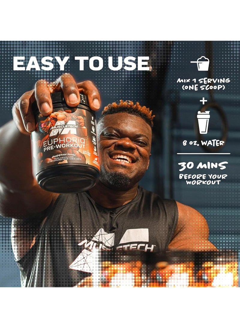 MuscleTech Pre Workout Powder Euphoriq For Men And Women 20 Servings - Image 2