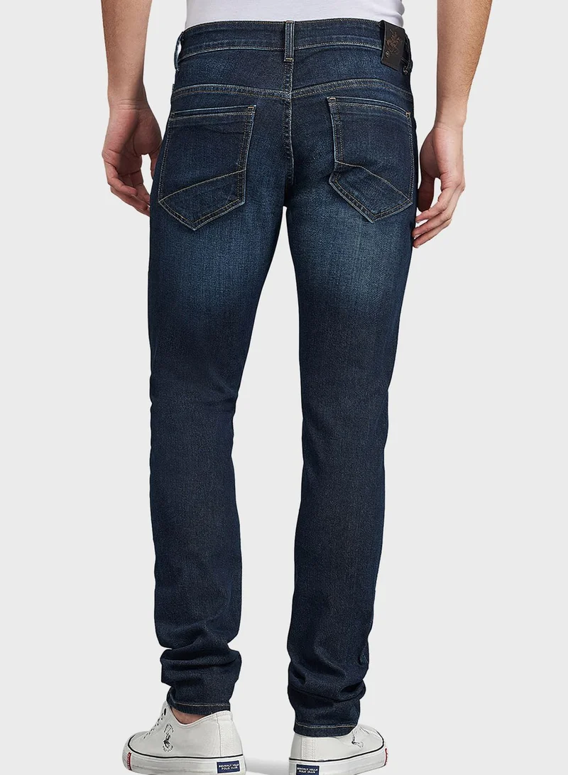 bhpoloclub Rinse Wash Skinny Fit Jeans