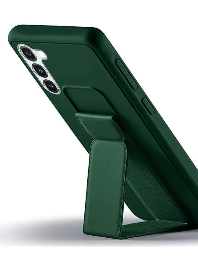 BORTONY Samsung Galaxy S24 FE Case Cover Magnetic Car Holder Silicone Grip Case For Galaxy S24 FE Horizontal & Vertical Cover Wrist Strap Full Protection Case for Samsung Galaxy S24 FE - Image 5