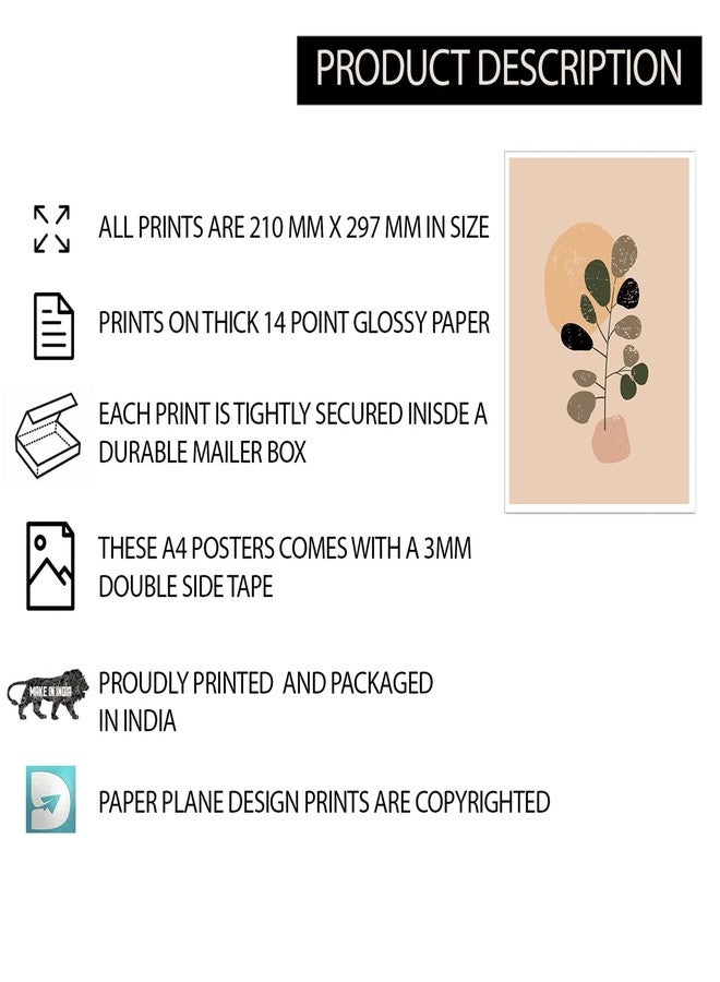 PAPER PLANE DESIGN Women Empowerment Wall Posters Set Home Office Decor Set of 12 - A4 Size (Style-2) - Image 4