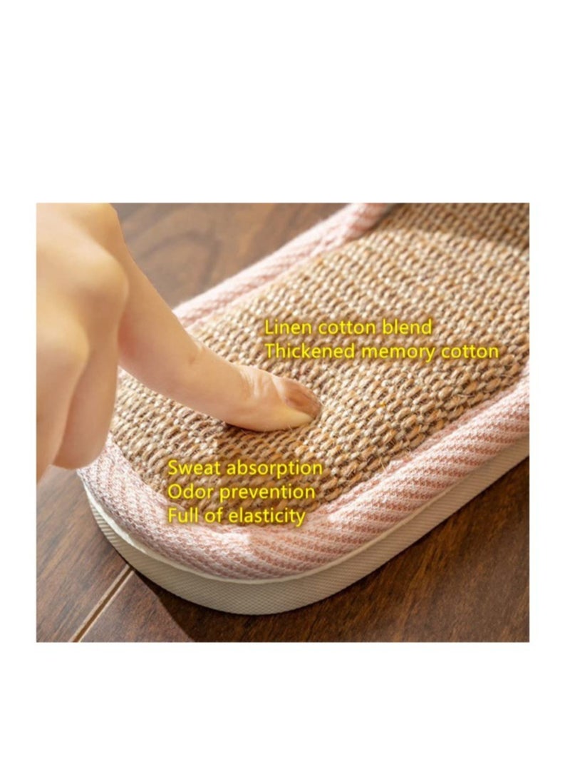 Excefore - Memory Foam House Slippers, Soft Breathable Bedroom Slippers, Economical and Comfortable Indoor Outdoor, for Sweaty Feet, Home Silent Slippers, for Women and Men - Image 1