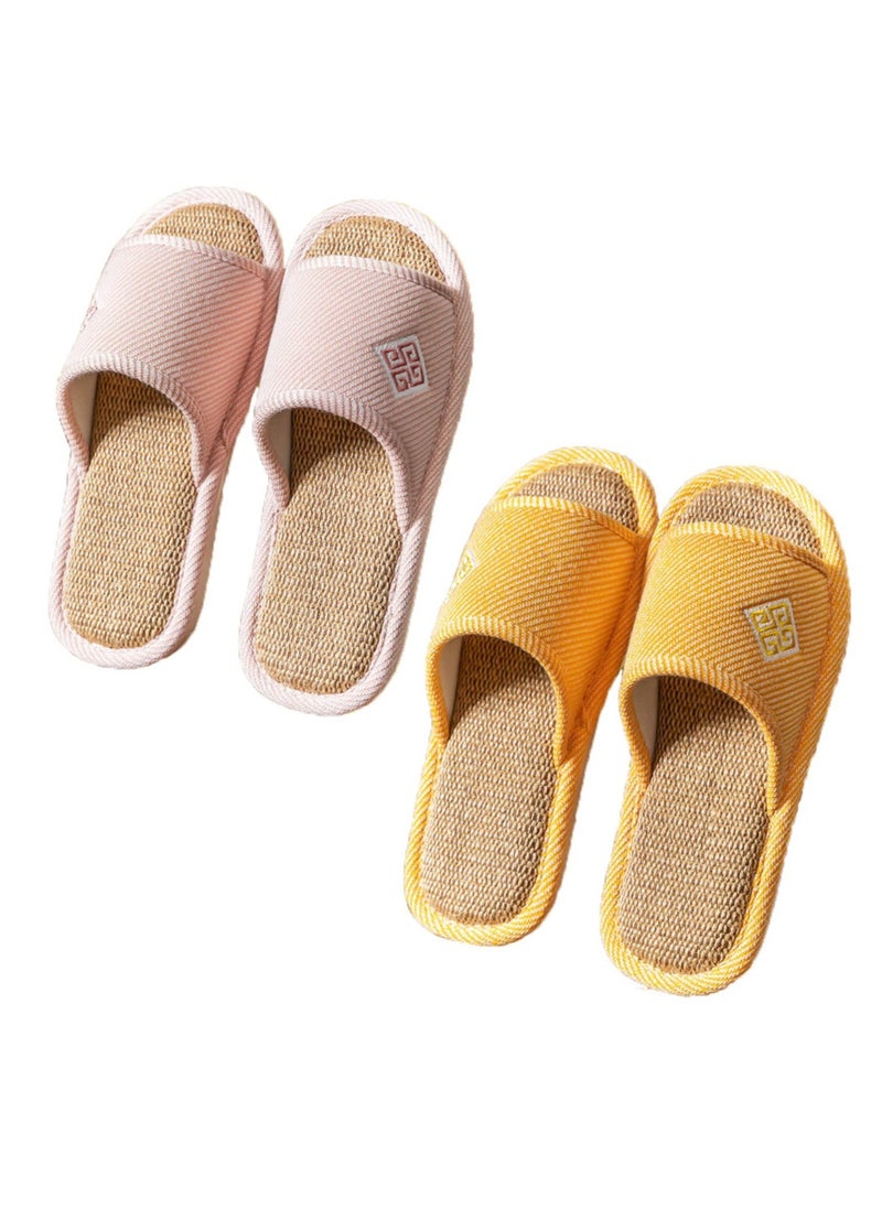 Excefore - Memory Foam House Slippers, Soft Breathable Bedroom Slippers, Economical and Comfortable Indoor Outdoor, for Sweaty Feet, Home Silent Slippers, for Women and Men - Image 1