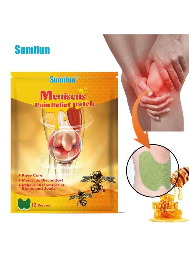 Sumifun Herbal Bee Venom Knee Pain Relief Patch by Sumifun, Joint & Arthritis Pain Support, Long Lasting Soothing Effect, Comfortable Fit for Daily Pain Management - Image 1