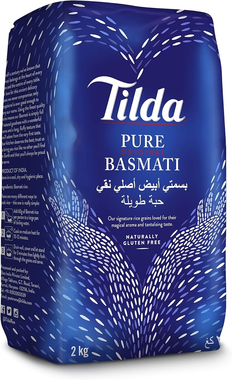 Tilda Pure Basmati Rice - 2kg - Image 2