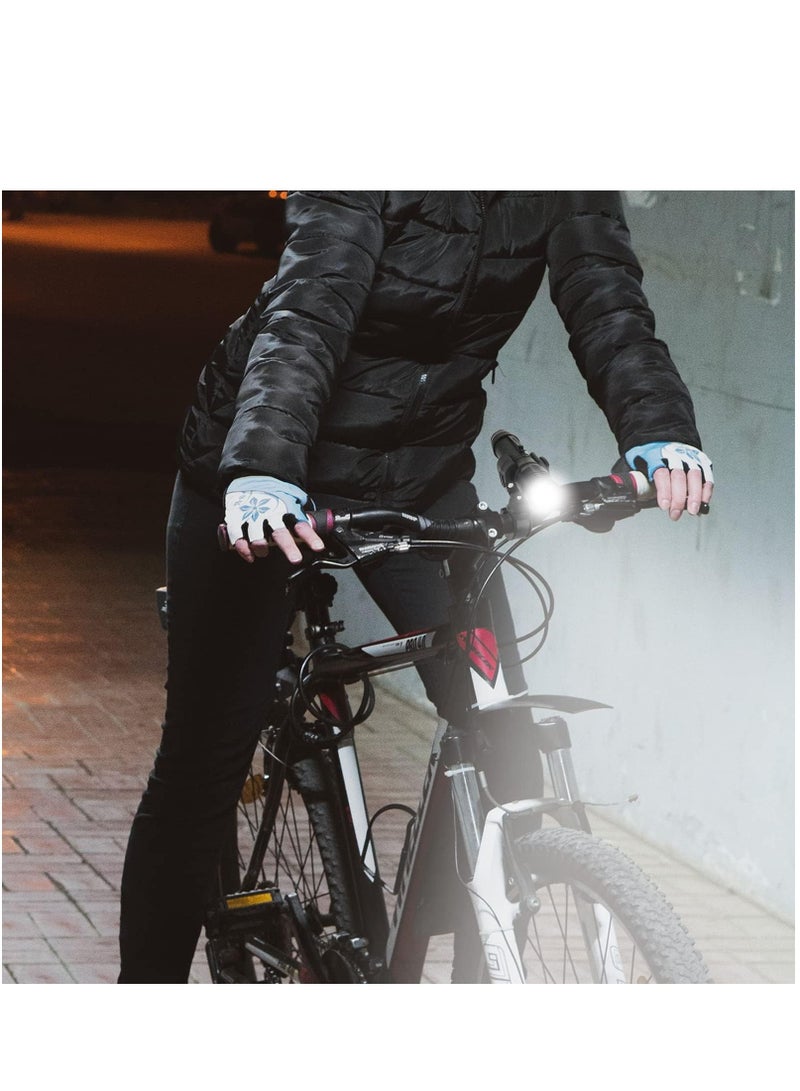 Bike Torch Mount Bracket Universal Bike Torch Holder 360° Rotating Bike Torch Clip Adjustable Clip LED Headlight Mount For Cycling Night Riding - Image 4