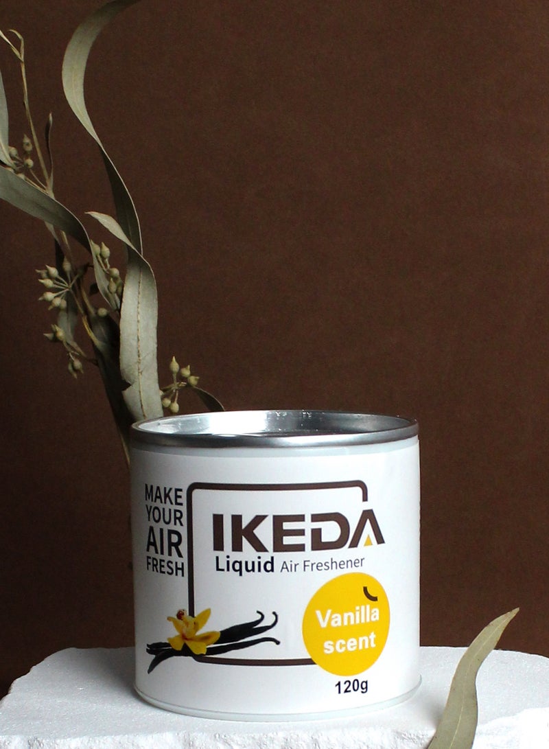 منقي هواء السيارة | غير كهربائي | معطرات هواء السيارة | معطرات هواء سائلة برائحة الفانيليا | معطر هواء قوي للسيارة | ملحقات السيارة برائحة طويلة | معطرات هواء للسيارة للمكتب والمنزل والفان من إيكيدا، تنقية هواء على مدار 24/7