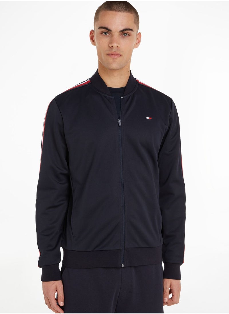 TOMMY HILFIGER - Trim Tape Baseball Collar - Image 1