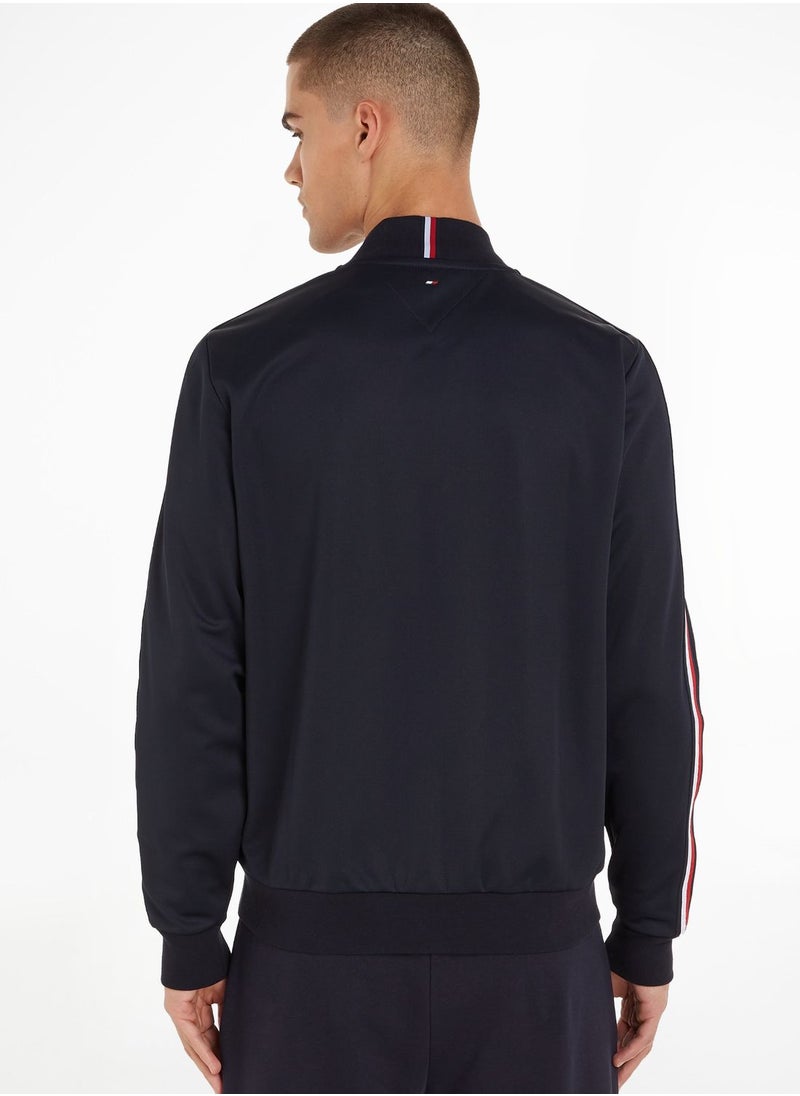 TOMMY HILFIGER - Trim Tape Baseball Collar - Image 1