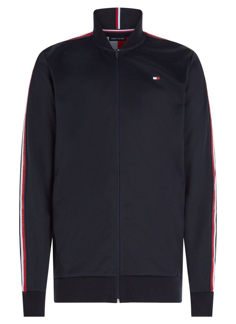 TOMMY HILFIGER - Trim Tape Baseball Collar - Image 1