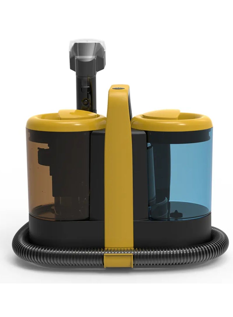 آر إيه أف منظف ​​بقع السجاد والمفروشات المحمول، نظام شفط رطب وجاف، أصفر ورمادي - Image 1