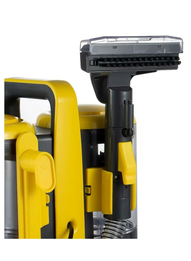 آر إيه أف منظف ​​بقع السجاد والمفروشات المحمول، نظام شفط رطب وجاف، أصفر ورمادي - Image 4