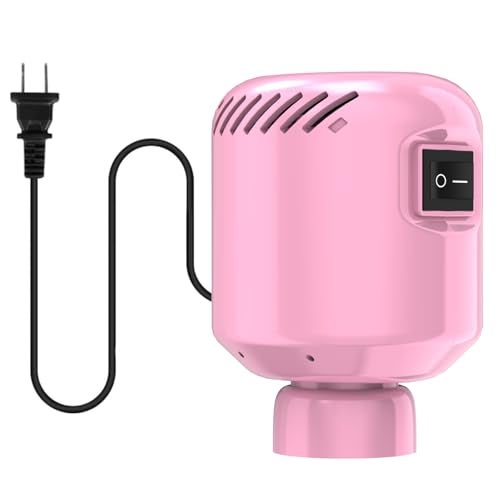 AMZBOSS Electric Pump for Vacuum Storage Bags, Portable Vacuum Bag Pump, Electric Vacuum Pump for Storage Bags, Great for Various Vacuum Seal Bags for Clothing,Blankets,Bedding- Pink (No Bags) - Image 1