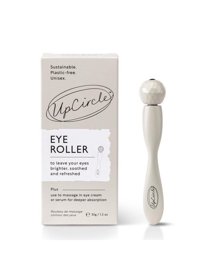 UpCircle Eye Roller 1pc - Metal + Plastic-Free - For Dark Circles + Puffy Eyes - With Cooling Effect to Boost Circulation For Healthy Glow - Sustainable + Unisex - Image 1