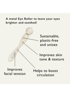 UpCircle UpCircle Eye Roller 1pc - Metal + Plastic-Free - For Dark Circles + Puffy Eyes - With Cooling Effect to Boost Circulation For Healthy Glow - Sustainable + Unisex  - Image 4