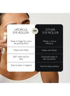 UpCircle UpCircle Eye Roller 1pc - Metal + Plastic-Free - For Dark Circles + Puffy Eyes - With Cooling Effect to Boost Circulation For Healthy Glow - Sustainable + Unisex  - Image 5