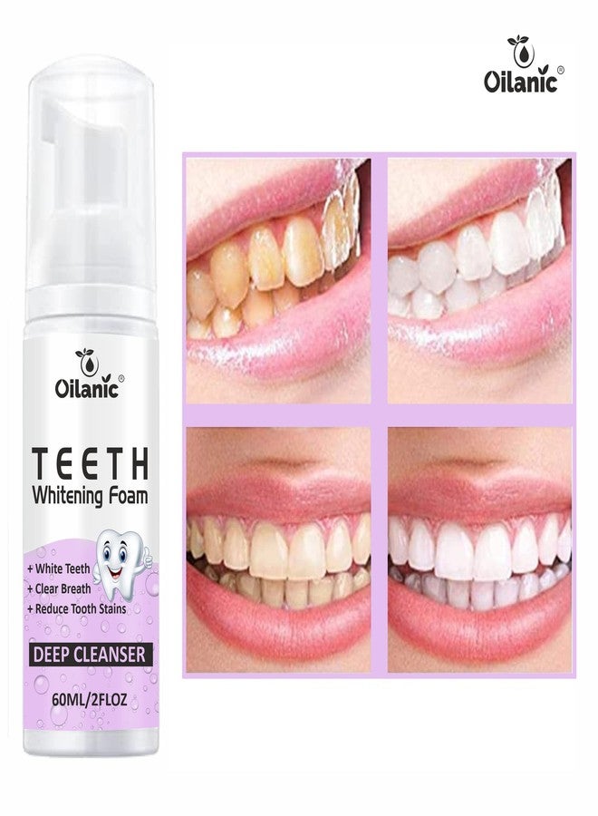 Oilanic Teeth Cleansing Foam for Men and Women | Deep Cleaning & Gentle Oral Care Formula for Fresh Breath, Daily Dental Hygiene to Maintain Clean & Refreshed Teeth Effortlessly | Pack of 1, Each 60 ml - Image 3