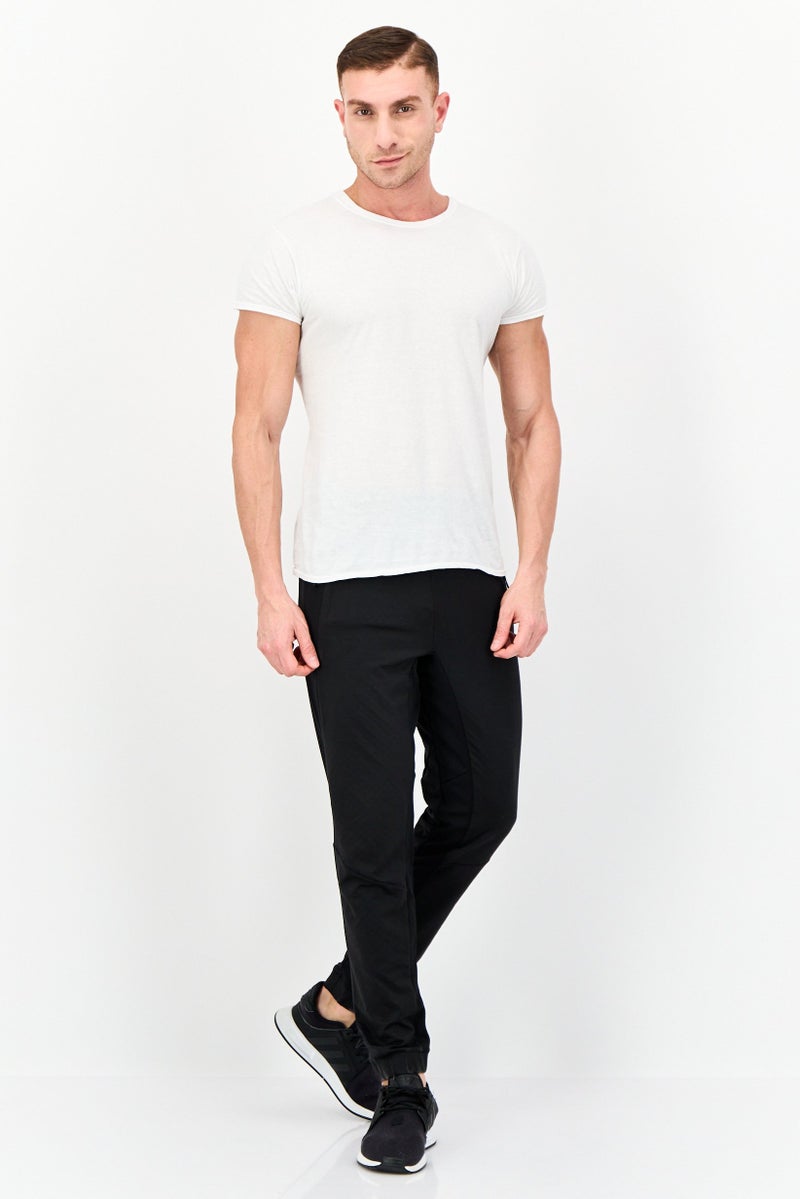 Adidas Men Slim Fit Training Track Pants, Black  - Image 4