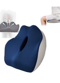 Pretocter Ergonomic Memory Cotton Cushion, Supports The Waist, Reduces Pressure and Protects Buttocks,suit For Work and Relax Tailbone Orthopedic  - Image 1