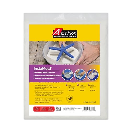 Activa تركيبة قوالب مؤقتة من أكتيفا إنستا مولد، 48 أونصة (1.36 كجم) | إنشاء نسخ سريعة ومثالية من الأجسام ثلاثية الأبعاد - Image 1