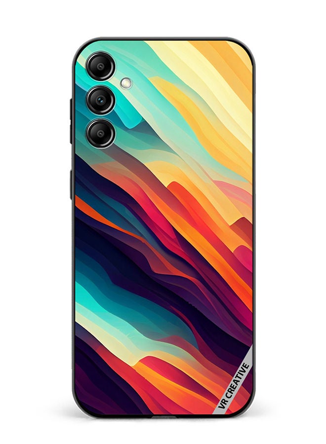 VR CREATIVE Protective Case Cover For Samsung Galaxy A14 5G/A14 Abstract Colorful  With Gradient Patterns Design Multicolour - Image 1