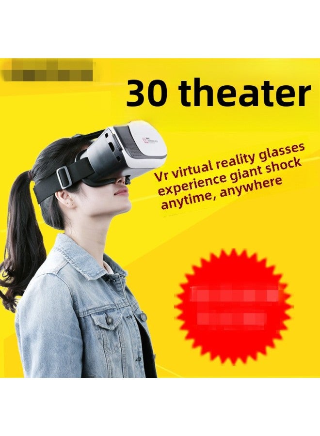 Virtual Reality Glasses For Men-Color:Black And White - Image 2