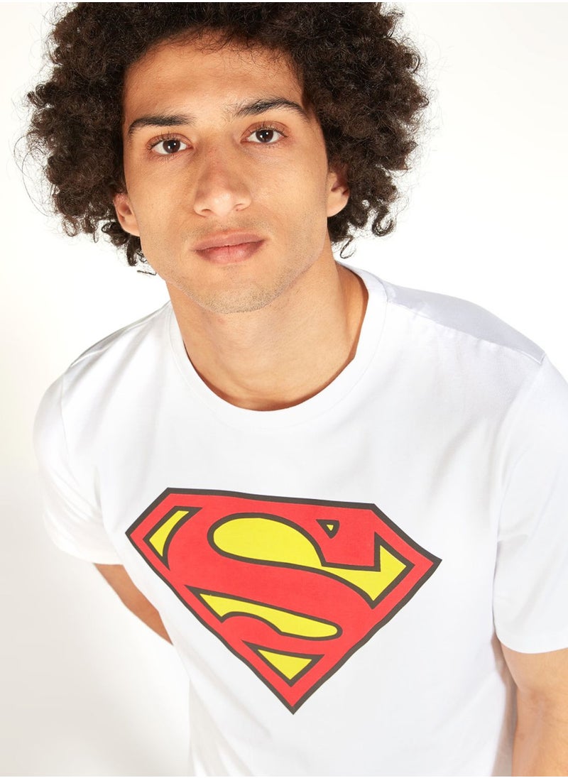 SP Characters - Superman Crew Neck T-Shirt - Image 1