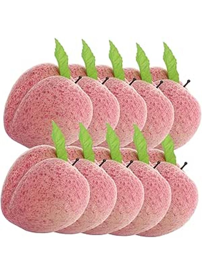 Lifelike Artificial Peach Decorations 10PCS For Table Centerpiece Fruit Photography Props - Image 1